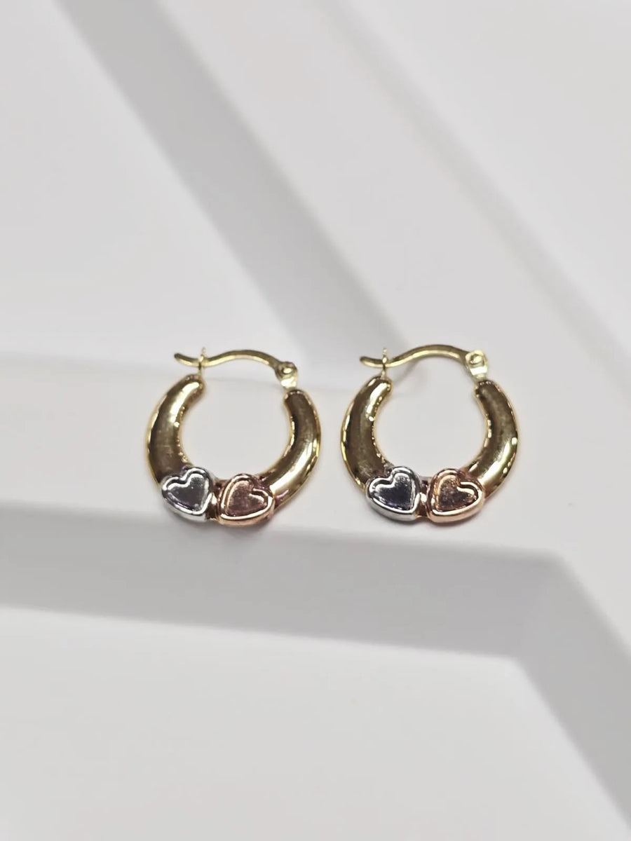 Arete arracada corazón