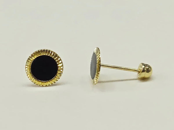 Arete esmalte negro