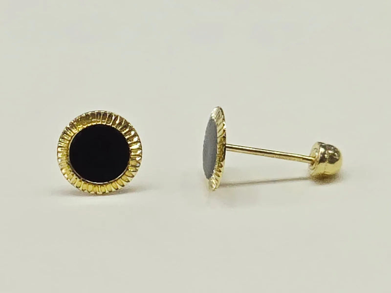 Arete esmalte negro