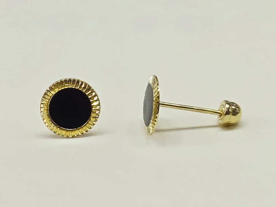 Arete esmalte negro
