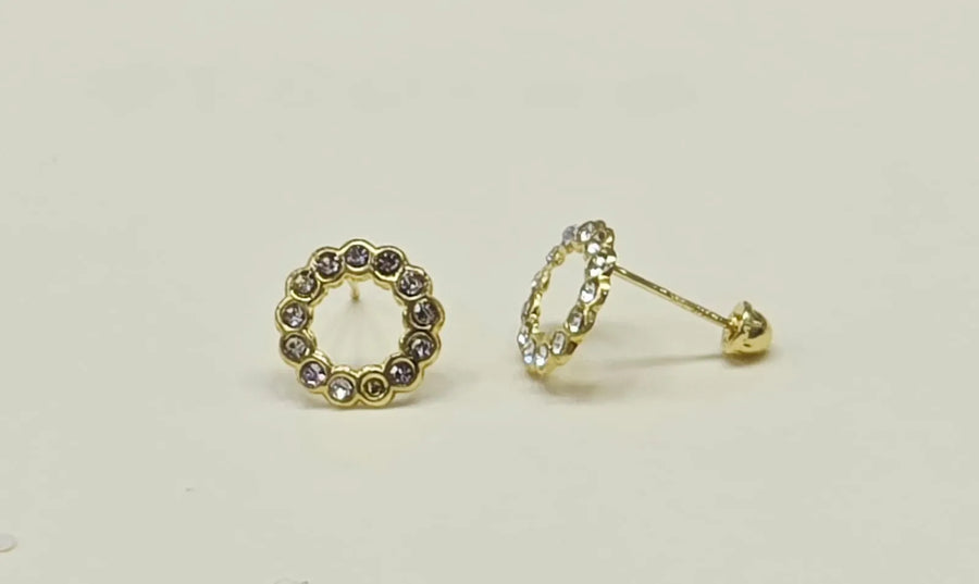 Arete con bolitas