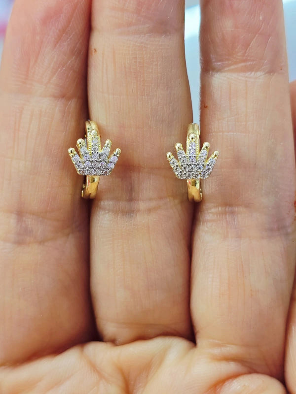 Cadena corona diamante