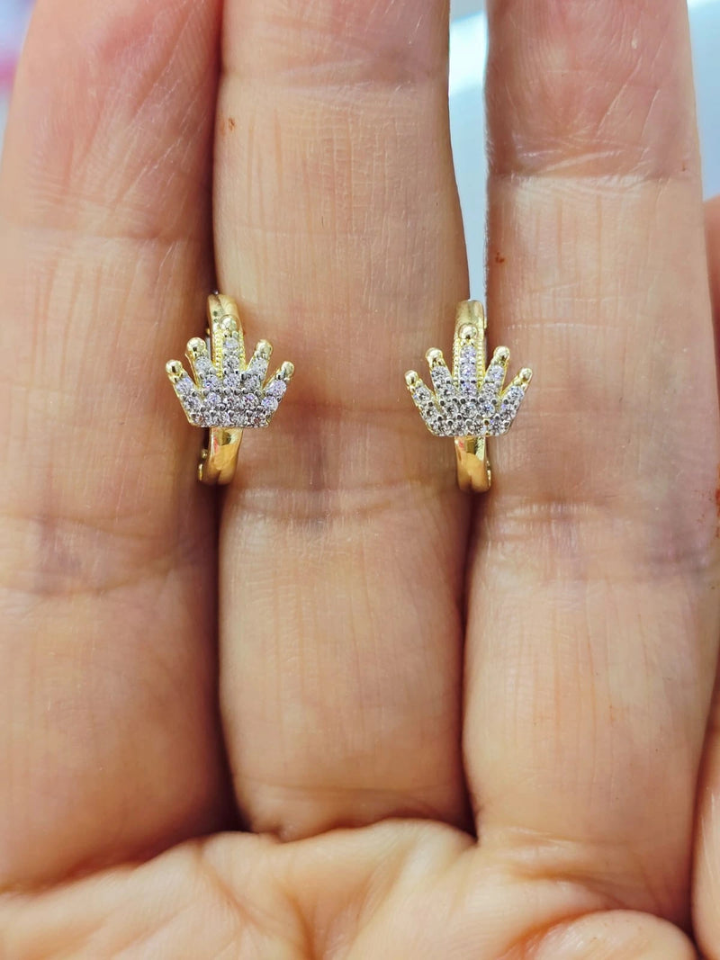 Cadena corona diamante