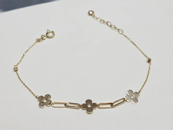 Pulsera trebol combinado