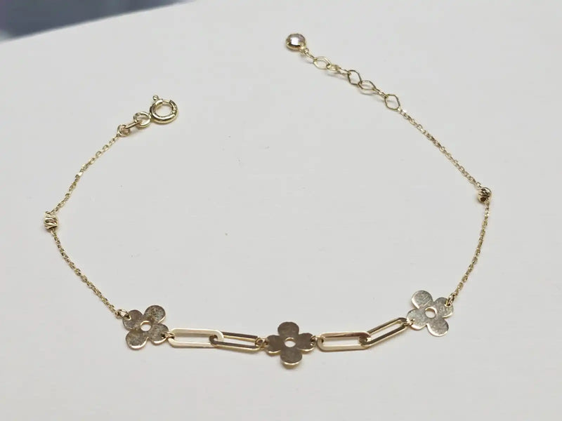 Pulsera trebol combinado
